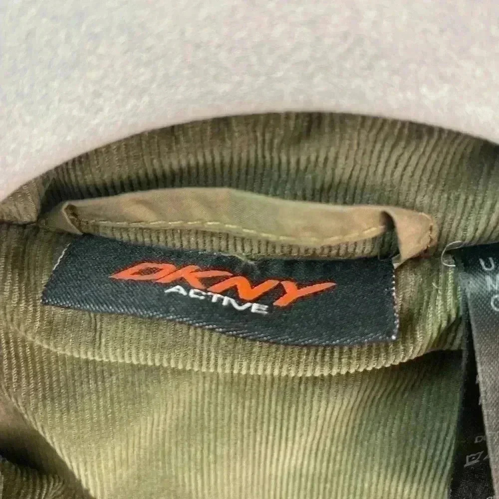 DKNY Olive Green Light Jacket Size Small Spring/Fall/Winter Lightweight - Picture 12 of 15